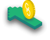 Coin graphical element